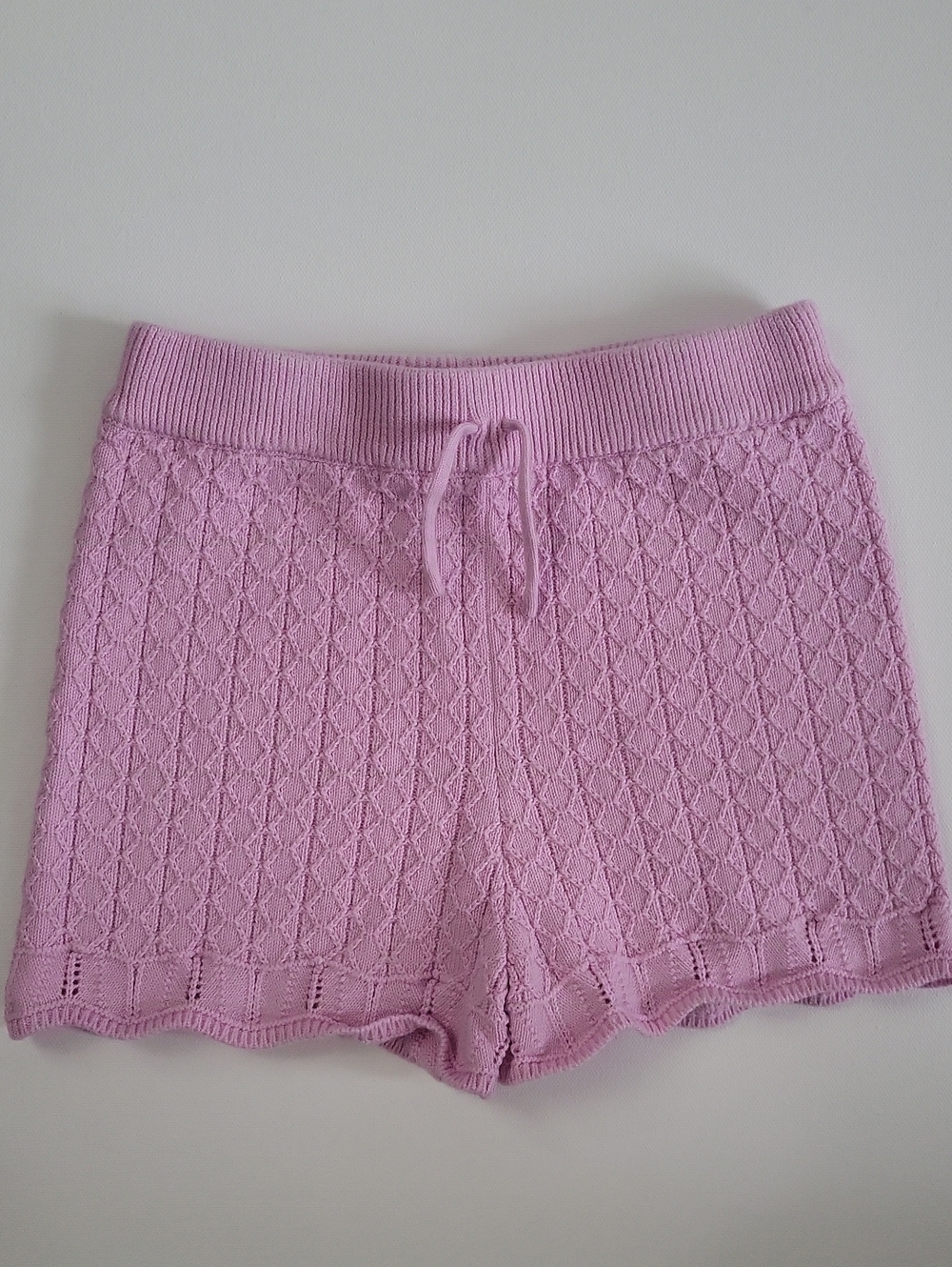 EUC Grayson Mini Lavender Knit Drawstring Shorts 4T
